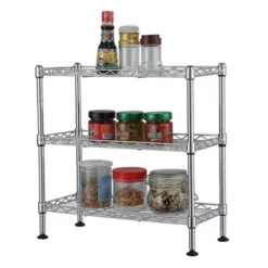 Boersma 3-Tier Cabinet Organizer Shelf Rack For Kitchen, Pantry, And Countertop Storage – Expandable Spice Rack Stand For Household Essentials -Target KitchenAid GUEST aaad2b08 c82c 4e3c 811c 226bbc8b7a37