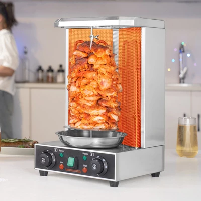 VEVOR Shawarma Grill Machine, 13lbs Capacity, Chicken Cooker Machine, 122℉-572℉ Electric Vertical Broiler Gyro Rotisserie Oven Doner Kebab Machine 3 VEVOR Shawarma Grill Machine, 13lbs Capacity, Chicken Cooker Machine, 122℉-572℉ Electric Vertical Broiler Gyro Rotisserie Oven Doner Kebab Machine