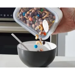 IDesign Small Canister With Removable Pour Cap - Set Of 4 - White -Target KitchenAid GUEST ab15424e f2e6 401d 87a4 3d1c0c4d16fc