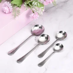 Unique Bargains Stainless Steel Dinner Tea Soup Round Spoons 6 Pcs Silver 14 Unique Bargains Stainless Steel Dinner Tea Soup Round Spoons 6 Pcs Silver -Target KitchenAid GUEST ab2bd115 0224 411b aba6 c6330018747b