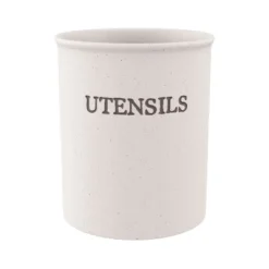 Kook Speckled Ceramic Utensil Crock Holder, 6 Inches, Cream -Target KitchenAid GUEST ab83c410 a53f 4e1d a92b 0a10c72ca440