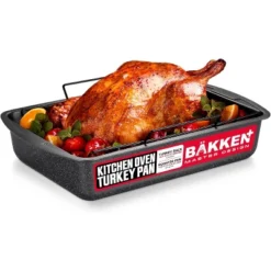 BAKKEN Nonstick Turkey Roasting Pan With Rack – 17 X 13 Inch, Large Heavy-Duty Carbon Steel Roasting Pan, Oven Safe Up To 450°F, Gray Marble 17 BAKKEN Nonstick Turkey Roasting Pan With Rack – 17 X 13 Inch, Large Heavy-Duty Carbon Steel Roasting Pan, Oven Safe Up To 450°F, Gray Marble -Target KitchenAid GUEST aba2ec21 da1d 4745 96a4 44a1f3ba9b17