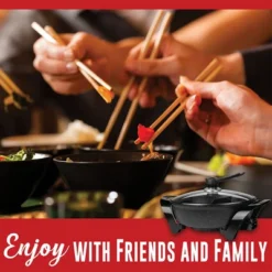 Brentwood Electric Non-Stick 6Qt Shabu Shabu Pot With Divider In Black -Target KitchenAid GUEST aba96f1c 2564 40c4 a419 b3a4b8fcc345