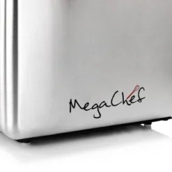 MegaChef 4 Slice Stainless Steel Toaster - Silver: 1800W, Automatic Shut-Off, Reheat & Defrost, Bagel Function, 90-Day Warranty -Target KitchenAid GUEST abb35ed1 bf0a 4f17 8751 5d464a349701 1