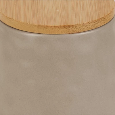 Design Imports Stone Matte Dimple Texture Ceramic Canister Set/2 10 Design Imports Stone Matte Dimple Texture Ceramic Canister Set/2 - Image 8