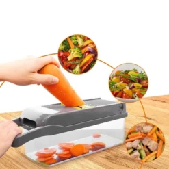 Cheer Collection 10 In 1 Food Slicer And Vegetable Chopper With 8 Blades -Target KitchenAid GUEST ac4d9aef 4c26 46ad 8695 65890185685c