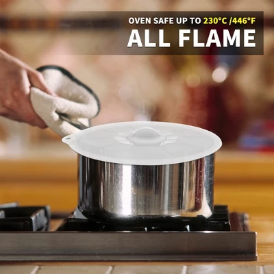 Itopfox Silicone Lids For Food Storage - BPA Free Suction Covers For Bowls, Pots, Pans, Microwave, Oven, Fridge, Dishwasher Safe, Eco-Friendly 5 Itopfox Silicone Lids For Food Storage - BPA Free Suction Covers For Bowls, Pots, Pans, Microwave, Oven, Fridge, Dishwasher Safe, Eco-Friendly - Image 3