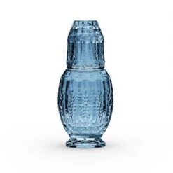 Elle Décor Vintage Night Bedside 33 Oz. Water Carafe With Tumbler, 2-Piece Set, Elegant Pitcher And Matching Drinking Glass Doubles As Lid -Target KitchenAid GUEST acba10d1 c183 4737 a8a8 f00d0d18b533