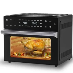 32QT Air Fryer Toaster Oven Combo, 19-in-1 Convection Oven With Rotisserie & Dehydrator, Fits 13" Pizza, 6 Accessories, 1800W, Black -Target KitchenAid GUEST acd87acd 0620 4fd1 9bc8 520f1f203529