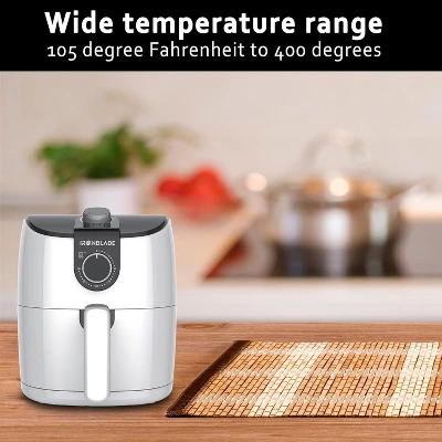 EMB IronBlade Series Multi-Functional Air Fryer, 1500W, 3.7 Quart Capacity, Adjustable Timer, Non-Slip Handle, 105°F To 400°F Temperature Range 3 EMB IronBlade Series Multi-Functional Air Fryer, 1500W, 3.7 Quart Capacity, Adjustable Timer, Non-Slip Handle, 105°F To 400°F Temperature Range