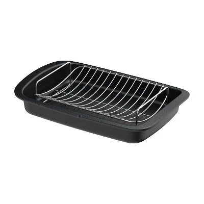 BergHOFF Graphite Non-stick Recycled Cast Aluminum Roaster With Removable Rack 16.5" X 11" X 2.75" 11 BergHOFF Graphite Non-stick Recycled Cast Aluminum Roaster With Removable Rack 16.5" X 11" X 2.75" - Image 9