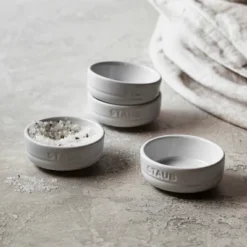 STAUB Ceramic Dinnerware 4-pc Condiment Dish Set