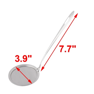 Unique Bargains Home Stainless Steel Oil Spice Flour Sediment Mesh Strainer Silver Tone 3.9 Dia 1 Pc 3 Unique Bargains Home Stainless Steel Oil Spice Flour Sediment Mesh Strainer Silver Tone 3.9 Dia 1 Pc