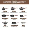 Captiva Designs Nonstick Granite Cookware And Bakeware Set With Heat-Resistant Bakelite Handle -Target KitchenAid GUEST add3d950 6020 4323 8c09 5b8daab1f2da