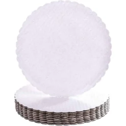 O'Creme White Scalloped Round Cake Board, 9", Pack Of 10 -Target KitchenAid GUEST adf76912 e936 4c42 a7e6 e1382596bb72