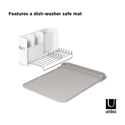Umbra Sling Folding Dishrack White: Steel Kitchen Rack, Freestanding Dish Drainer, Hand Washable, 5-Year Warranty 15 Umbra Sling Folding Dishrack White: Steel Kitchen Rack, Freestanding Dish Drainer, Hand Washable, 5-Year Warranty - Image 13