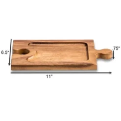 Kalmar Home Solid Acacia Charcuterie / Wine Glass Holder Interlocking Board -Target KitchenAid GUEST ae3e97b0 63ee 464a 96f3 d79796ae8032