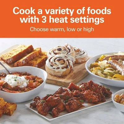 Hamilton Beach 7qt Programmable Slow Cooker - Sliver: Stoneware Pot, Stay-Cool Handles, 4 Settings, 1-Year Warranty 8 Hamilton Beach 7qt Programmable Slow Cooker - Sliver: Stoneware Pot, Stay-Cool Handles, 4 Settings, 1-Year Warranty - Image 6