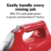 Hamilton Beach Hand Mixer W/case 62633R: 6-Speed Red Handheld Mixer For Kitchen, 275W, Dishwasher-Safe Parts -Target KitchenAid GUEST aeeedbc6 4a2d 4866 bec6 c8dd55a74899