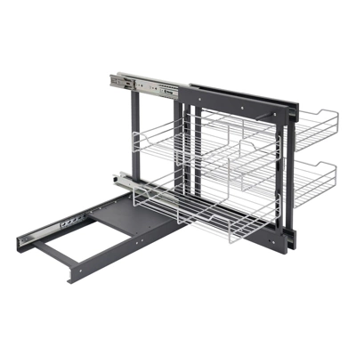 YIYIBYUS Pull-out Cupboard Organizer, Corner Pantry Organizer Shelves 5 YIYIBYUS Pull-out Cupboard Organizer, Corner Pantry Organizer Shelves - Image 3