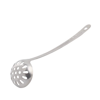 Unique Bargains Kitchenware Stainless Steel Strainer Perforated Ladle Spoon 2.4'' Dia 4 Unique Bargains Kitchenware Stainless Steel Strainer Perforated Ladle Spoon 2.4'' Dia - Image 2
