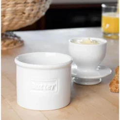 Butter Bell® Crock – Café Retro Glossy White Ceramic Butter Keeper, Vintage-Style Butter Dish With Raised Detailing 9 Butter Bell® Crock – Café Retro Glossy White Ceramic Butter Keeper, Vintage-Style Butter Dish With Raised Detailing -Target KitchenAid GUEST afa29492 fac6 44a3 a36d 99a055eb4200