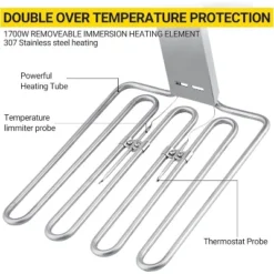 Deep Fryer, Commercial Dual 11L Electric Fryer 3400W - Twin Baskets With Stainless Steel For Restaurant, Food Truck -Target KitchenAid GUEST afc3f51b 3767 410d 863a 064d2de7fc67