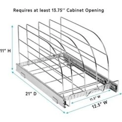 Hold N' Storage - Bakeware Pull Out Organizer For Cookie Sheet And More. Chrome Finished 17 Hold N' Storage - Bakeware Pull Out Organizer For Cookie Sheet And More. Chrome Finished -Target KitchenAid GUEST afe62c3b c2b5 46b8 aad7 2d1907194237
