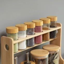Basicwise 3-Tier Bamboo Rack With 6 Spice Shaker Bottles, 4 Airtight Jars & 2 Soy Sauce Or Oil Dispenser. Bottle Perfect For Kitchen & Pantry Storage 21 Basicwise 3-Tier Bamboo Rack With 6 Spice Shaker Bottles, 4 Airtight Jars & 2 Soy Sauce Or Oil Dispenser. Bottle Perfect For Kitchen & Pantry Storage -Target KitchenAid GUEST afe9197e 7ddf 491b 9536 a744a3953f5f