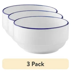 (3 Pack) Blue Rim Stoneware Bowl 9 (3 Pack) Blue Rim Stoneware Bowl -Target KitchenAid GUEST affe06c1 c855 4281 b557 fd42caaa35af