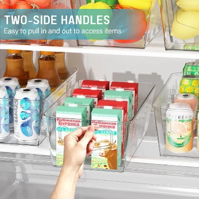 Tree City Clear Pantry Organizer Bins With Removable Dividers - Stackable Kitchen & Fridge Storage Containers 5 Tree City Clear Pantry Organizer Bins With Removable Dividers - Stackable Kitchen & Fridge Storage Containers - Image 3