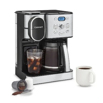 Cuisinart Coffee Center 2-in-1 Coffee Maker And Single-Serve Brewer Stainless Steel SS-16: Programmable, 12 Cup Capacity 6 Cuisinart Coffee Center 2-in-1 Coffee Maker And Single-Serve Brewer Stainless Steel SS-16: Programmable, 12 Cup Capacity - Image 4