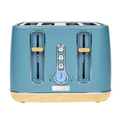 Haden Dorchester 4 Slice Wide Slot Bread And Bagel Retro Toaster With Removable Crumb Tray And Variable Browning Control, Stone Blue -Target KitchenAid GUEST b08f4e15 95dc 4a41 af43 307b3e344595