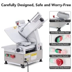 Garvee Automatic Meat Slicer, Deli Slicer With 12" Carbon Steel Blade, Meat Slicer Machine For Commercial/Home Use 12 Garvee Automatic Meat Slicer, Deli Slicer With 12" Carbon Steel Blade, Meat Slicer Machine For Commercial/Home Use -Target KitchenAid GUEST b146b04e 48ca 46bb 9fd6 8a52342d579a