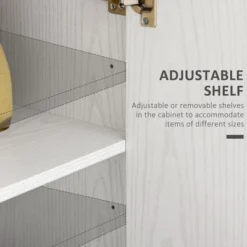 Yukimo 27.5" White Freestanding Kitchen Pantry Cabinet With 2 Doors And Adjustable Shelves, Storage Cupboard For Living Room, Dining Room & Bedroom -Target KitchenAid GUEST b17c17f4 0e03 4e9f 9bd7 bf47fb7c53a8