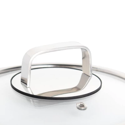 Livwell Brands Diamond Clad 8" Tempered Glass Lid With Silicone Rim And Cool Touch Insulated Handle: Dishwasher-Safe, Lifetime Warranty 6 Livwell Brands Diamond Clad 8" Tempered Glass Lid With Silicone Rim And Cool Touch Insulated Handle: Dishwasher-Safe, Lifetime Warranty - Image 4