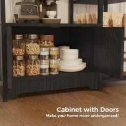 5-Tier Coffee Bar With Shelves, Bakers Rack W/Storage Cabinet, Bookshelves Storage Organizer, Display Standing Shelf Unit For Living Room -Target KitchenAid GUEST b22afdeb 4102 42f3 88b4 271bce84787a