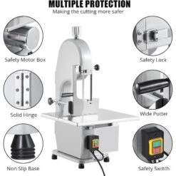 Commercial Electric Meat Saw 1500W Countertop Bone Cutter Adjustable Thickness 10 Commercial Electric Meat Saw 1500W Countertop Bone Cutter Adjustable Thickness -Target KitchenAid GUEST b260fb1f 4067 4627 9ced 0ebe4c23fafb 1