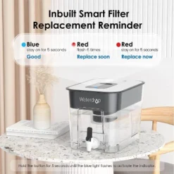 Waterdrop 200-Gallon Long-Life 40-Cup Large Water Filter Dispenser With 1 Filter, For Home And Office 14 Waterdrop 200-Gallon Long-Life 40-Cup Large Water Filter Dispenser With 1 Filter, For Home And Office -Target KitchenAid GUEST b2a4fddf 1266 462b 9592 a3e7ffdc4a9d