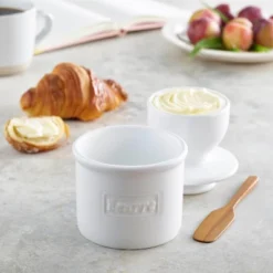 Butter Bell® Crock – Café Matte White Ceramic Butter Keeper, Modern Matte Butter Dish For Fresh, Spreadable Butter -Target KitchenAid GUEST b2c4e9a6 66d4 4200 9ef9 630d4909e3b1