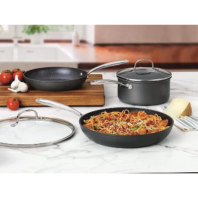 Granitestone Pro Hard Anodized 5 Piece Nonstick Cookware Set 3 Granitestone Pro Hard Anodized 5 Piece Nonstick Cookware Set
