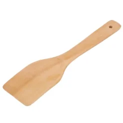 Unique Bargains Wood Kitchen Flat Cooking Spatula Rice Spoon Paddle Ladle 1 Pc