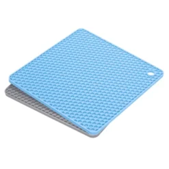 Unique Bargains Heat Resistant Non-Slip Flexible Durable Trivet Mats Light Blue, Light Gray 2 Pcs 7 Unique Bargains Heat Resistant Non-Slip Flexible Durable Trivet Mats Light Blue, Light Gray 2 Pcs -Target KitchenAid GUEST b31f30bb c358 4dd6 9a09 33d2c01e20b2