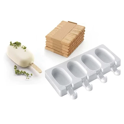 Silikomart Mini Classic Easy Cream Silicone Mold, Pack Of 2 3 Silikomart Mini Classic Easy Cream Silicone Mold, Pack Of 2