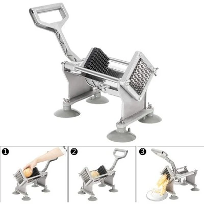 ROVSUN Commercial Vegetable Chopper French Fry Cutter Potato Slicer With 1/2'', 3/8'', 1/4'', 8-Wedge Blades And Pusher Blocks For Home Kitchen 8 ROVSUN Commercial Vegetable Chopper French Fry Cutter Potato Slicer With 1/2'', 3/8'', 1/4'', 8-Wedge Blades And Pusher Blocks For Home Kitchen - Image 6