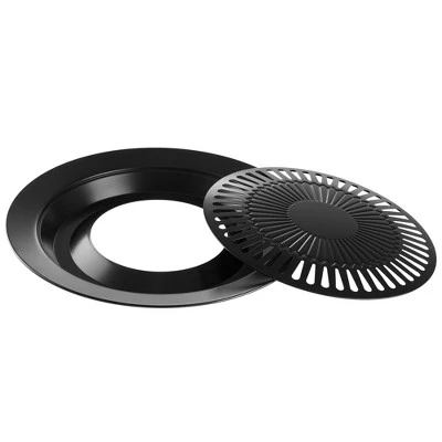 Hastings Home Smokeless Indoor Stove Top Grill - 12" X 1.5" 3 Hastings Home Smokeless Indoor Stove Top Grill - 12" X 1.5"