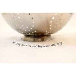 Heavy Duty Stainless Steel Colander 5 Qt | Easy Grip Handles | Self-Draining Base | Mirror Polished -Target KitchenAid GUEST b368365f 0c13 4357 afe6 e7d29642e69c