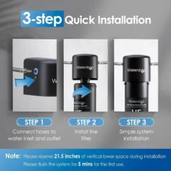 Waterdrop 17UA-UF Under Sink Water Filter, 3 Years/24K Gallons, 0.01 Micron Ultra Filtration, Extra RF17-UF Replacement Filter -Target KitchenAid GUEST b36d8ca5 333a 496d 81b8 f691cbfd21e9
