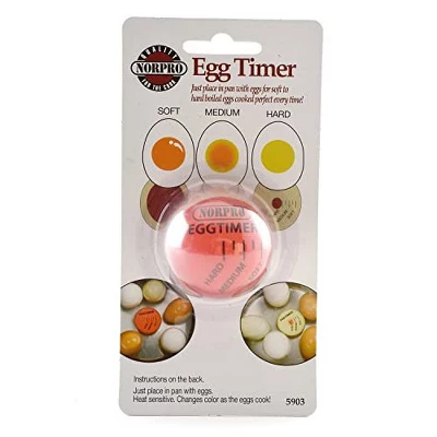 Norpro Round Heat-Sensitive Egg Timer - Get The Perfect Soft, Medium, Or Hard Boiled Egg Every Time 7 Norpro Round Heat-Sensitive Egg Timer - Get The Perfect Soft, Medium, Or Hard Boiled Egg Every Time - Image 5