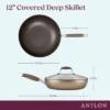 Anolon Advanced Home 12" Hard-Anodized Nonstick Deep Frying Pan With Lid Bronze 1 Anolon Advanced Home 12" Hard-Anodized Nonstick Deep Frying Pan With Lid Bronze -Target KitchenAid GUEST b38bdd09 eb47 4962 8b75 40125ec83e8d